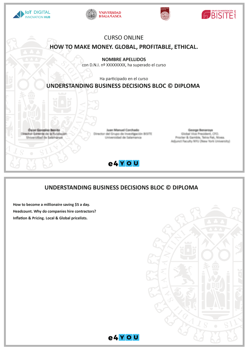 Understanding Business Decisions BLOC © Diploma